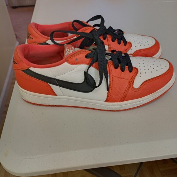 Size 10 - Jordan 1 Low OG Shattered Backboard Starfish Nike - Picture 7 of 9